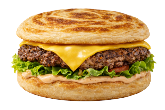 Smash Burger Paratha (Beef)